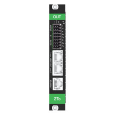 Модуль c 2 выходами HDBaseT (витая пара), передача HDMI, аудио, двунаправленного RS-232,Ethernet и ИК; увеличенное расстояние передачи, поддержка 4К60 4:4:4, PoE (требуется PS-4812) Kramer Electronics MC3-2TO/STANDALONE