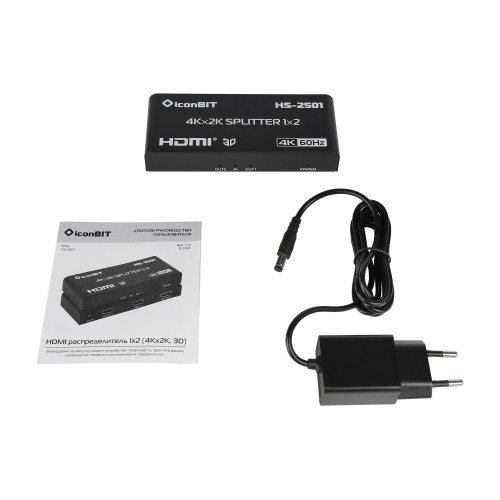 Усилитель-распределитель HDMI iconBIT HS-2501