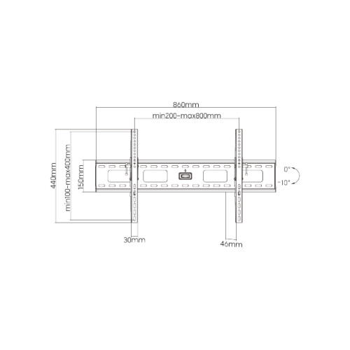 Крепление для дисплея FIX PLB-35XL