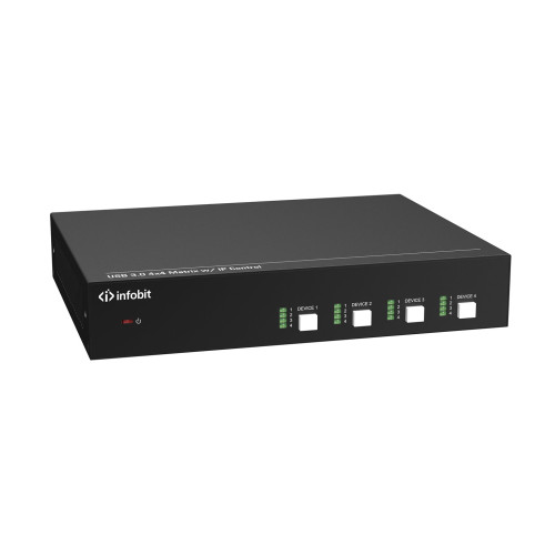 Матричный коммутатор USB Infobit iMatrix UB44 (4×4)