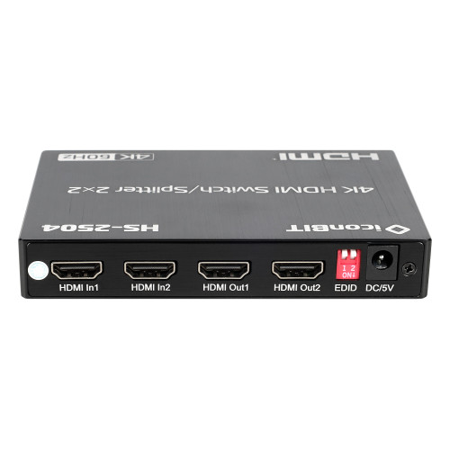 Коммутатор, усилитель распределитель HDMI iconBIT HS-2504