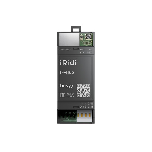Интерфейс доступа к физической линии Bus77 из IP-сети iRidi IP-Hub