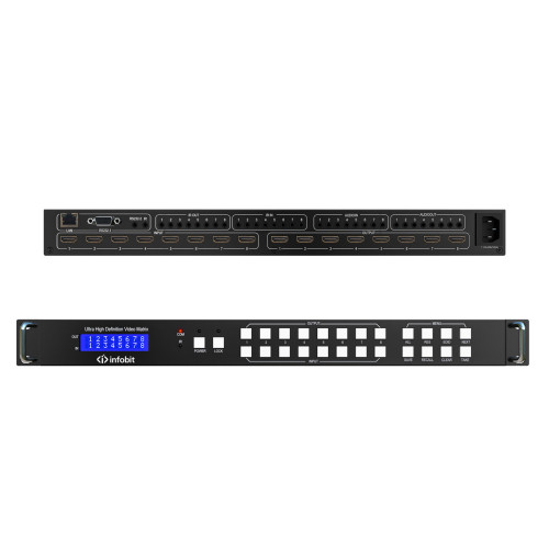 Матричный коммутатор 4K60 HDMI Infobit iMatrix H88HAW