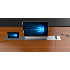 ДЕМО Моторизированный выдвижной монитор Brio Conference Wize Pro WR-15BRC Touch (black)
