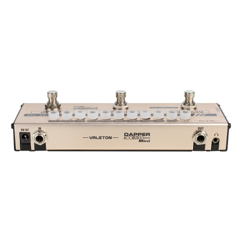 Напольная компактная гитарная педаль Dapper Acoustic Mini Valeton MES-4