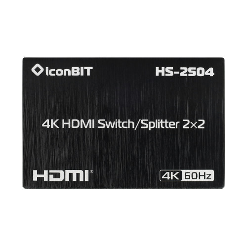 Коммутатор, усилитель распределитель HDMI iconBIT HS-2504