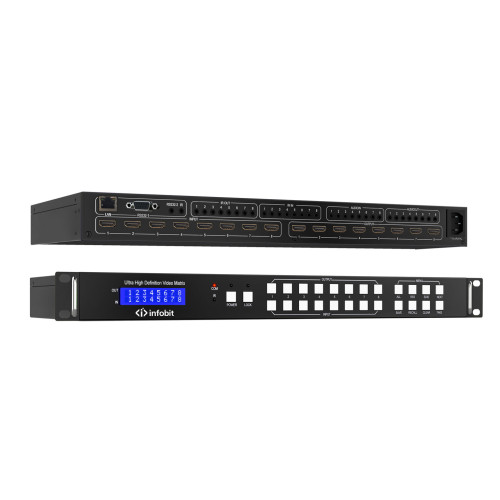 Матричный коммутатор 4K60 HDMI Infobit iMatrix H88HAW