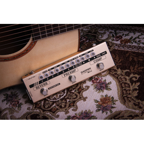 Напольная компактная гитарная педаль Dapper Acoustic Mini Valeton MES-4