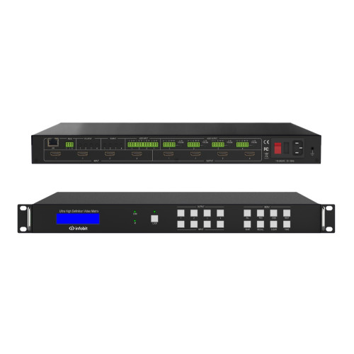 Матричный коммутатор 4K60 HDMI Infobit iMatrix H44HAW
