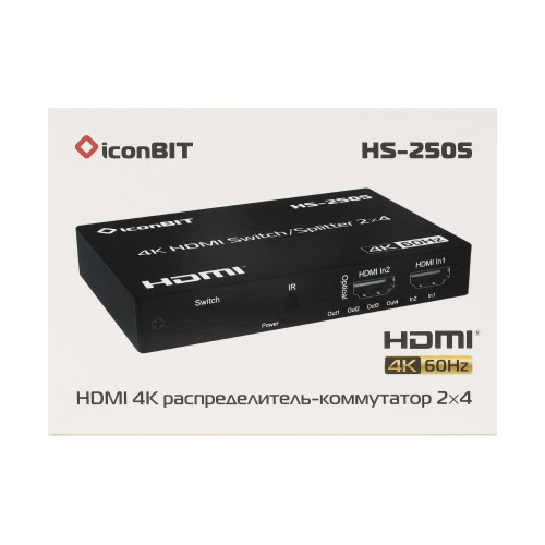 Коммутатор, усилитель распределитель iconBIT HS-2505