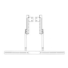 Крепление для ABC/VBC 2500 Biamp Parle PMA 2000-DM