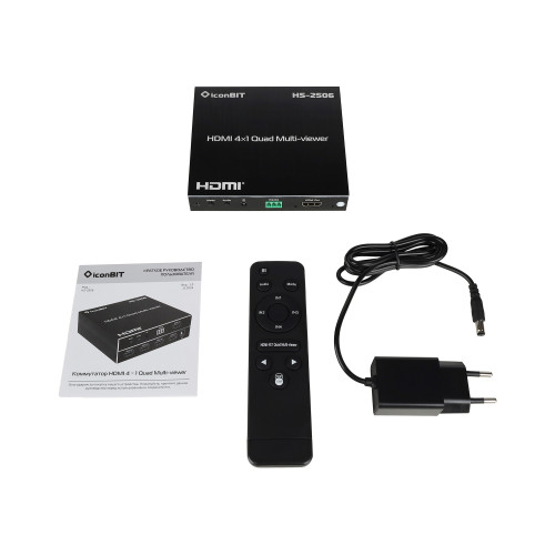 Презентационный коммутатор HDMI iconBIT HS-2506