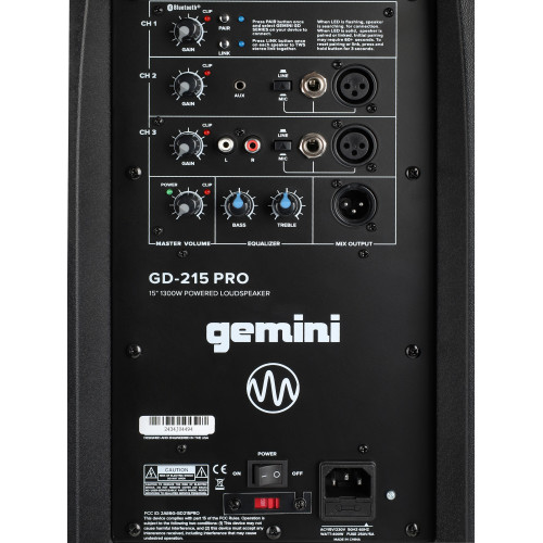 Акустическая система Gemini GD-215PRO