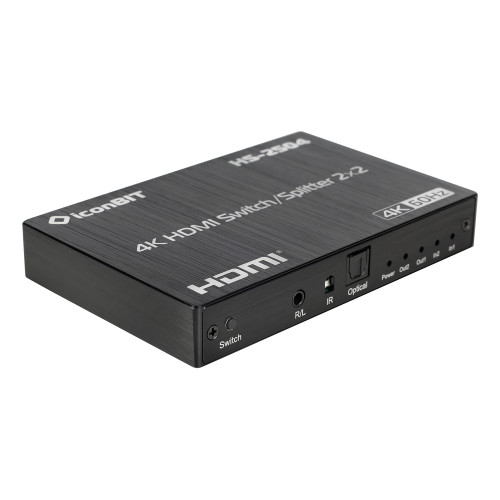 Коммутатор, усилитель распределитель HDMI iconBIT HS-2504