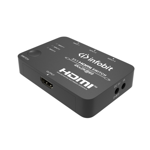Коммутатор Infobit iSwitch S501 (5×1, 4K)