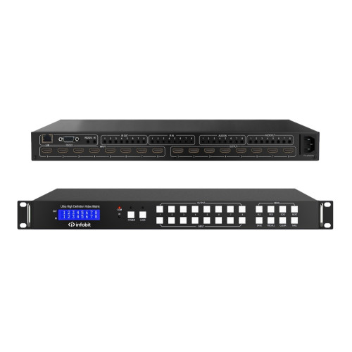 Матричный коммутатор 4K60 HDMI Infobit iMatrix H88HAW