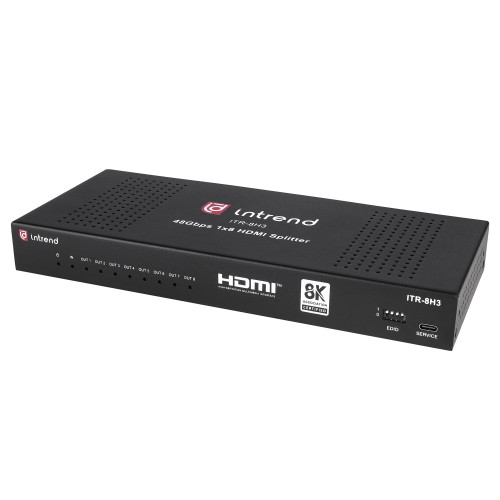 Усилитель-распределитель HDMI 1:8 Intrend ITR-8H3