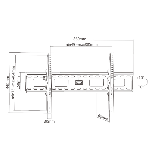 Крепление для дисплея FIX PLB-33XL