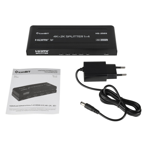 Усилитель-распределитель HDMI iconBIT HS-2503
