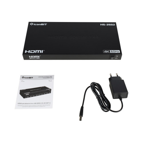 Усилитель-распределитель HDMI iconBIT HS-2502
