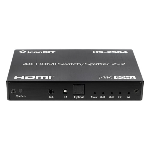 Коммутатор, усилитель распределитель HDMI iconBIT HS-2504