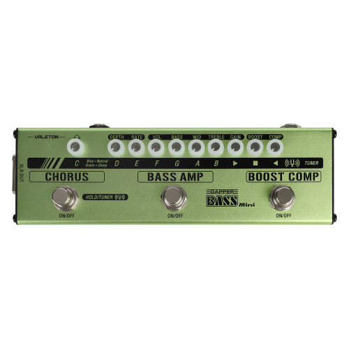 Напольная компактная басгитарная педаль Dapper Bass Mini Valeton MES-2