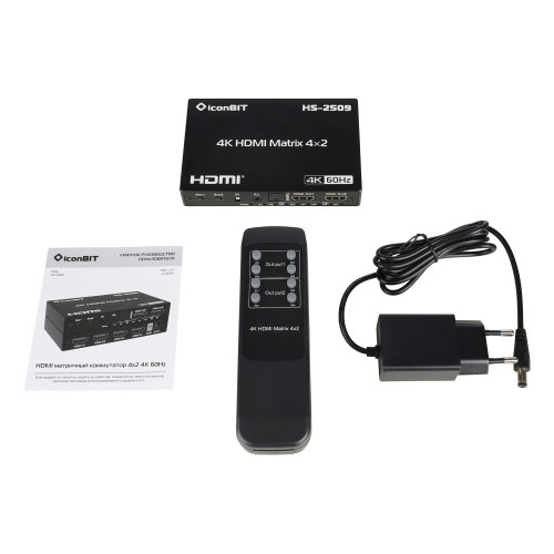 Матричный коммутатор HDMI iconBIT HS-2509